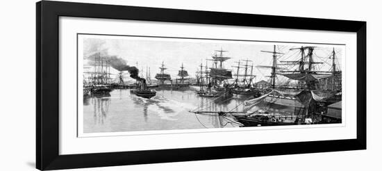 Port Adelaide, 1886-null-Framed Giclee Print