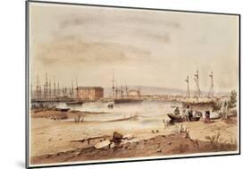 Port Adelaide, from the 'South Australia Illustrated', 1846-George French Angas-Mounted Giclee Print