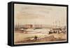 Port Adelaide, from the 'South Australia Illustrated', 1846-George French Angas-Framed Stretched Canvas