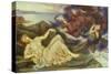 Port after Stormy Seas, 1905-Evelyn De Morgan-Stretched Canvas