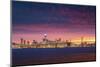 Port Afterburn, Port of Oakland Sunset, San Francisco Bay-Vincent James-Mounted Photographic Print