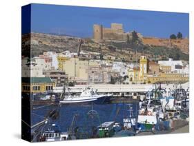 Port and Alcazaba, Almeria, Andalucia, Spain-Charles Bowman-Stretched Canvas