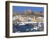 Port and Alcazaba, Almeria, Andalucia, Spain-Charles Bowman-Framed Photographic Print