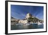 Port and Citadel at Morning, Bonifacio, Corsica, France-Walter Bibikow-Framed Photographic Print