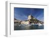 Port and Citadel at Morning, Bonifacio, Corsica, France-Walter Bibikow-Framed Photographic Print