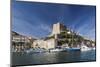 Port and Citadel at Morning, Bonifacio, Corsica, France-Walter Bibikow-Mounted Photographic Print