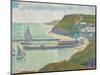 Port and Dock Calvados-Georges Seurat-Mounted Art Print