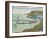 Port and Dock Calvados-Georges Seurat-Framed Art Print