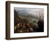 Port and Fishermen-Jan Frans Beschey-Framed Giclee Print