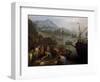 Port and Fishermen-Jan Frans Beschey-Framed Giclee Print