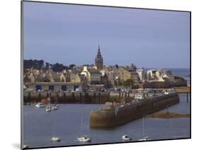 Port and Harbour, Roscoff, Finistere, Brittany, France-David Hughes-Mounted Photographic Print