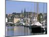 Port and Quarter of Saint Goustan, Town of Auray, Gulf of Morbihan, Brittany, France-Bruno Barbier-Mounted Photographic Print