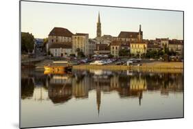 Port and River Dordogne, Bergerac, Perigord, Aquitaine, France, Europe-Rolf Richardson-Mounted Photographic Print