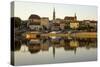 Port and River Dordogne, Bergerac, Perigord, Aquitaine, France, Europe-Rolf Richardson-Stretched Canvas