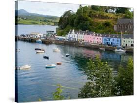 Port and Sailboats in Village of Portree, Isle of Skye, Western Highlands, Scotland-Bill Bachmann-Stretched Canvas