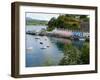 Port and Sailboats in Village of Portree, Isle of Skye, Western Highlands, Scotland-Bill Bachmann-Framed Premium Photographic Print