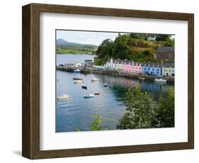 Port and Sailboats in Village of Portree, Isle of Skye, Western Highlands, Scotland-Bill Bachmann-Framed Photographic Print