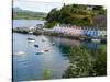 Port and Sailboats in Village of Portree, Isle of Skye, Western Highlands, Scotland-Bill Bachmann-Stretched Canvas