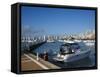 Port and Sailing Boats, Punta Del Este, Uruguay-Demetrio Carrasco-Framed Stretched Canvas