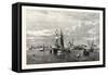 Port and Town of Vera Cruz, Mexico, 1867-null-Framed Stretched Canvas