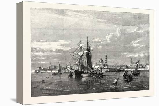 Port and Town of Vera Cruz, Mexico, 1867-null-Stretched Canvas