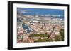 Port and Town, Sete, Herault, Languedoc-Roussillon Region, France, Europe-Guy Thouvenin-Framed Photographic Print