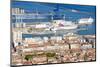 Port and Town, Sete, Herault, Languedoc-Roussillon Region, France, Europe-Guy Thouvenin-Mounted Photographic Print