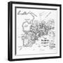 Port Arthur, Manchuria, Showing Japanese and Russian Fortifications, Russo-Japanese War, 1905-null-Framed Giclee Print