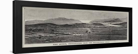 Port Arthur, Photographed from the Neighbouring Hills-null-Framed Giclee Print