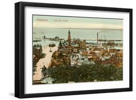 Port at Helsingborg, Sweden-null-Framed Art Print