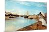 Port at Loby-Berthe Morisot-Mounted Premium Giclee Print