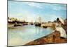 Port At Loby-Berthe Morisot-Mounted Art Print