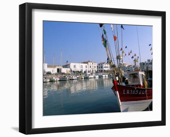 Port Basin, Commune De La Flotte, Ile De Re, Charente Maritime, France-Bruno Barbier-Framed Photographic Print