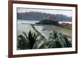 Port Blair, Capital of the Andaman and Nicobar Islands, Indian Ocean, C1890-Gillot-Framed Giclee Print