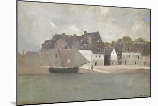 Port breton-Odilon Redon-Mounted Giclee Print