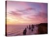 Port Campbell National Park, Twelve Apostles at Sunset, Victoria, Australia-Steve Vidler-Stretched Canvas