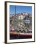 Port Carrying Barcos, Porto, Portugal-Alan Copson-Framed Photographic Print