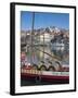 Port Carrying Barcos, Porto, Portugal-Alan Copson-Framed Photographic Print