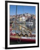 Port Carrying Barcos, Porto, Portugal-Alan Copson-Framed Photographic Print