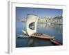 Port Carrying Barcos, Porto, Portugal-Peter Adams-Framed Photographic Print