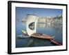 Port Carrying Barcos, Porto, Portugal-Peter Adams-Framed Photographic Print