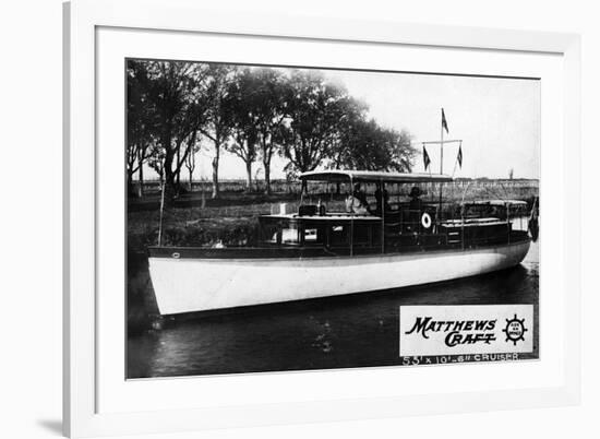 Port Clinton, Ohio - Carmita Cruiser-Lantern Press-Framed Art Print