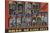 Port Clinton, Ohio - Lake Erie-Lantern Press-Stretched Canvas