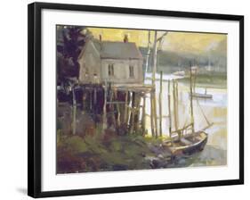 Port Clyded Maine-Ted Goerschner-Framed Giclee Print
