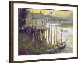 Port Clyded Maine-Ted Goerschner-Framed Giclee Print