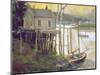 Port Clyded Maine-Ted Goerschner-Mounted Premium Giclee Print