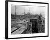 Port Commission Dock, Seattle, Undated-Asahel Curtis-Framed Giclee Print