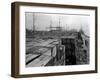 Port Commission Dock, Seattle, Undated-Asahel Curtis-Framed Giclee Print