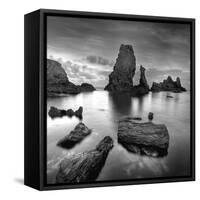 Port Coton Bw-Philippe Manguin-Framed Stretched Canvas