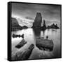 Port Coton Bw-Philippe Manguin-Framed Stretched Canvas